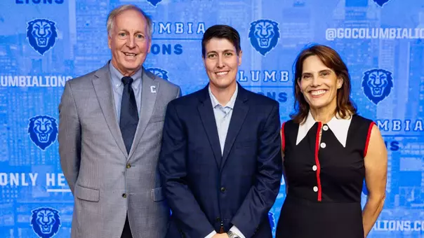 Columbia introduced women's wrestling as it's 32nd varsity sport and head coach Emma Randall at a press conference on June 15, 2026.