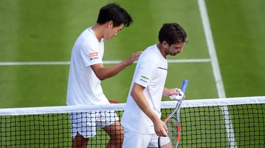 Michael Zheng at Wimbledon