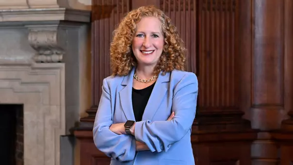 Incoming Columbia President Jennifer Mnookin, Friday, June 12, 2026. (Photo by Diane Bondareff)