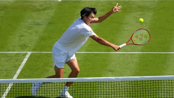 Michael Zheng at Wimbledon
