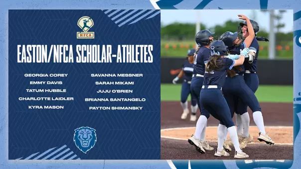 2026 NFCA Scholar Athletes graphic