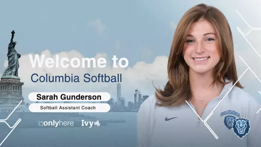 Sarah Gunderson Softball New Hire graphic