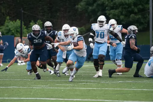 Griffin Johnson carrying the ball