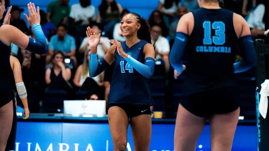 Avery Jones celebrates