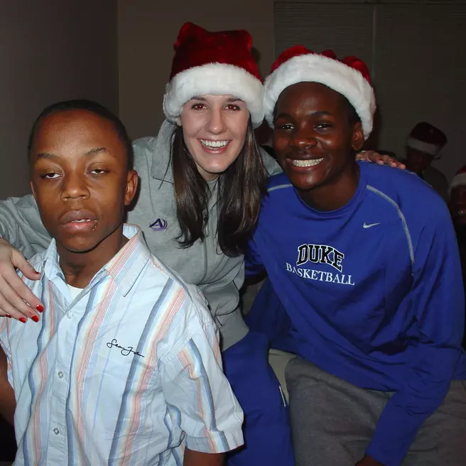 Women's Basketball Helps During The Holidays