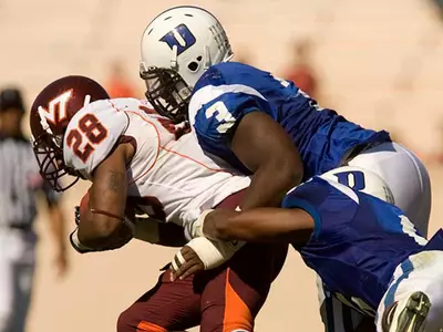 No. 12 Virginia Tech Defeats Duke, 43-14