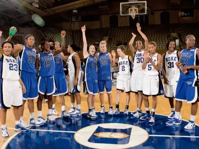 Blue Devils Host Team Reebok In Final Exhibition