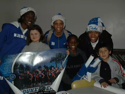 Blue Devils Visit The Agape Corner Group Home