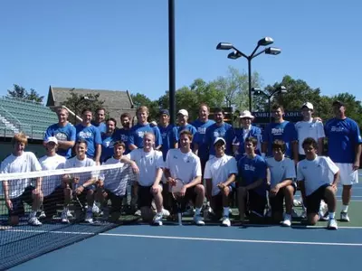 Third Annual Tennis Alumni Match Ends in 5-5 Tie
