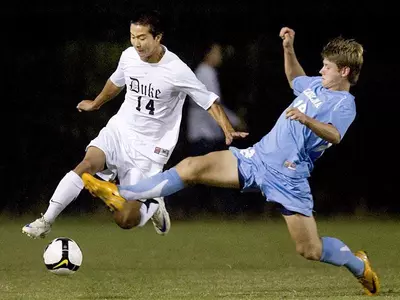 No. 16 North Carolina Stops No. 24 Duke, 2-0, In Men's Soccer