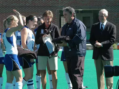 Blue Devils Defeat Longwood, Hand Bozman 300th Win
