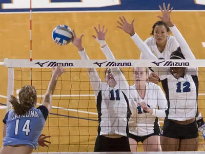 Norman Breaks Block Record As Duke Defeats North Carolina 3-1