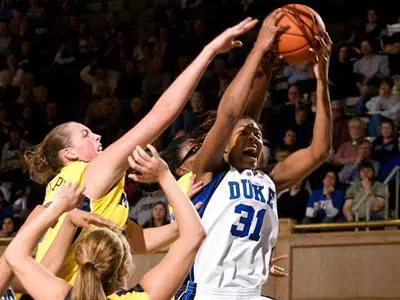 Second Half Surge Propels Blue Devils Over Michigan 60-45