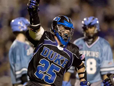 Greer's Six Goals Lead No. 2 Duke Past No. 11 Johns Hopkins, 17-6