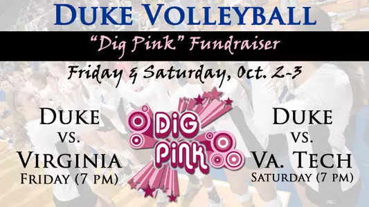 Duke Hosts Virginia, Virginia Tech This Weekend