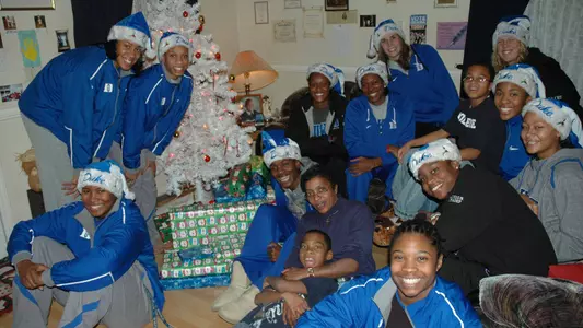 Blue Devils Share Christmas With the Halloways