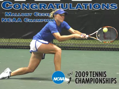 National Champion! Cecil Brings Home NCAA Individual Singles Crown