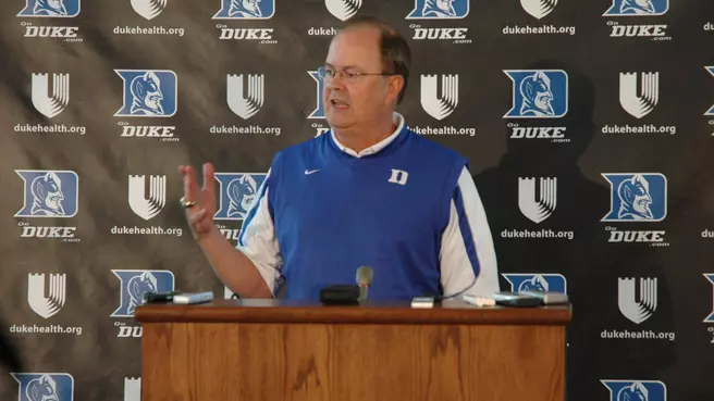 Duke Holds Preseason Practice Media Day