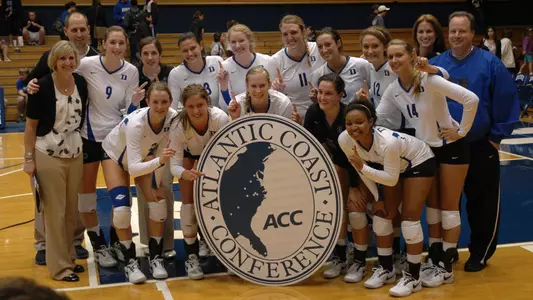 Duke Clinches 2010 ACC Volleyball Championship