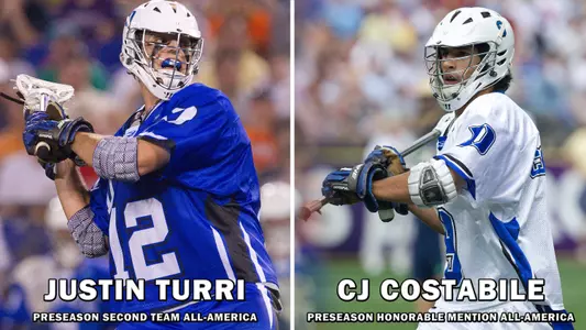 Turri and Costabile Earn Preseason All-America Nods