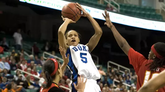 No. 9 Duke Edges Maryland, 66-64, in ACC Quarterfinals