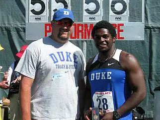 Gamble Earns First-Place Finish in Discus