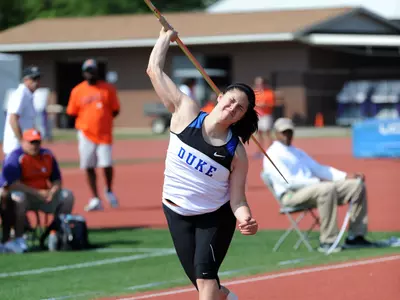 Hopkins Finishes Eighth in Javelin