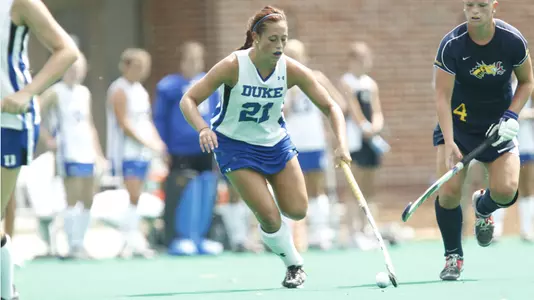 NFHCA Names Eight Blue Devils to Academic Squad