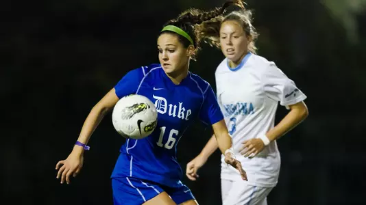Weinberg's Two Goals Lifts No. 6 Duke Past No. 3 WFU