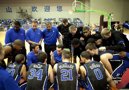 Duke Gets Back On Practice Court, Tours Beijing