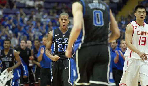 Duke Leads Off China Trip With Win