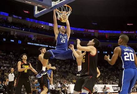 Kelly, Plumlee Lead Duke to 78-66 Win Over China