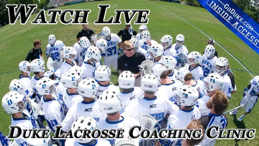 Men's Lacrosse to Hold First Coaching Clinic on Wednesday