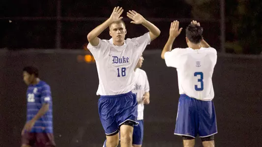 Palodichuk Scores Twice to Push Duke Past Presbyterian