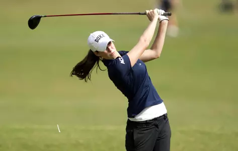 Beck Fires 2-Under to Lead Blue Devils In Round One