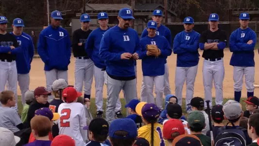 80 HYAA Little Leaguers Turn Out for Duke Baseball Clinic