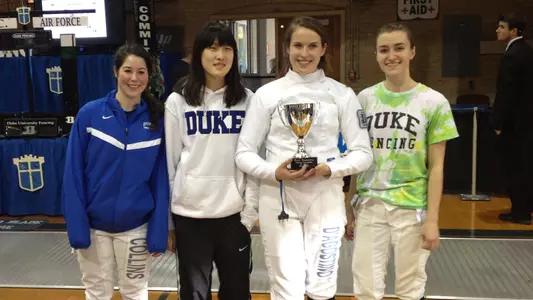 Epees, Sabers Take Top Honors at Duke Home Meet