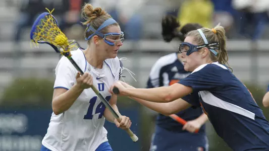 Duke Wins Fifth Straight, Drops Virginia Tech 18-8