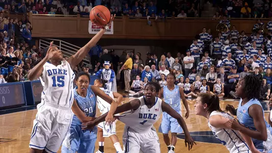 No. 5 Duke Routs No. 22 UNC 96-56