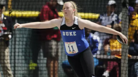 Blue Devils Earn New School Records in Discus Throw
