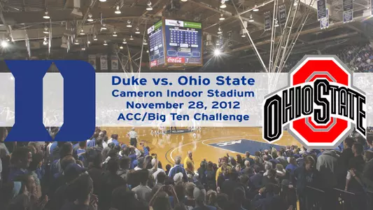 Duke to Face Ohio State in ACC/Big Ten Challenge