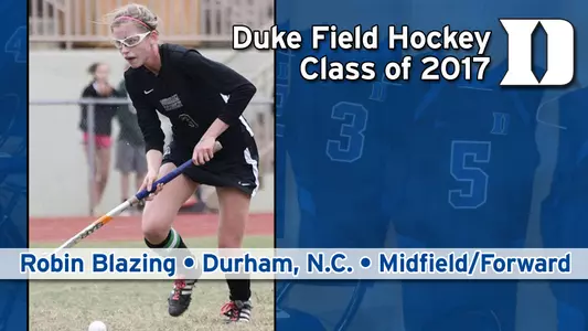 Introducing FH Class of 2017: Robin Blazing