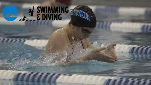 Wixted Competes in 100 Breaststroke at NCAAs