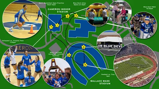 Spend Saturday with the Blue Devils