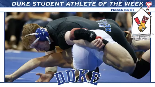 Hartmann Named RMHC Athlete of the Week