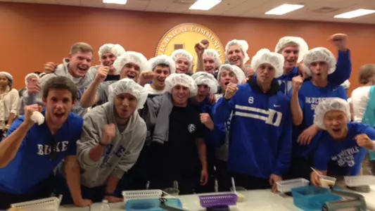 Men's Soccer Gives Back on MLK Day