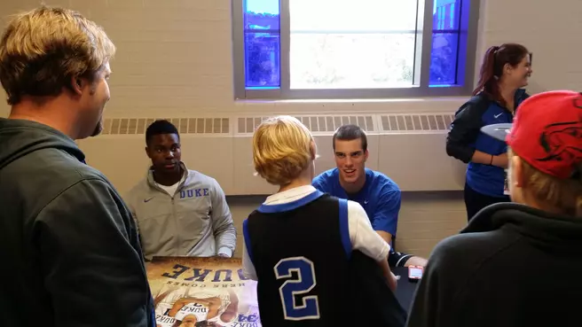 Duke Holds Autograph Session & Open Practice