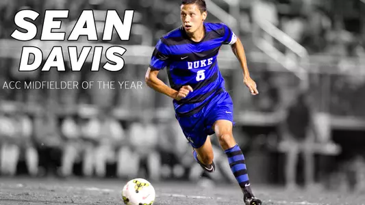 Davis Named ACC Midfielder of the Year