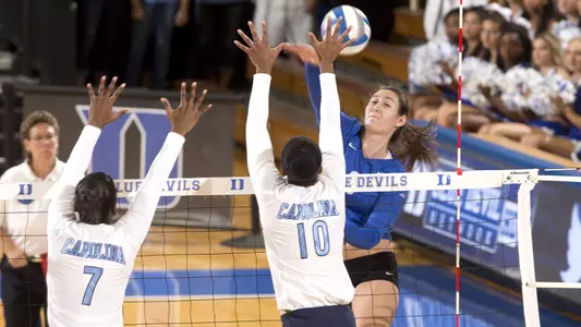 No. 7 North Carolina Escapes No. 21 Duke in Five