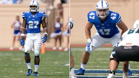 Two Selected First Team Academic All-District